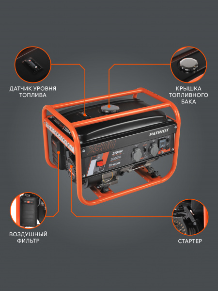 Бензиновый генератор PATRIOT GRS 2500